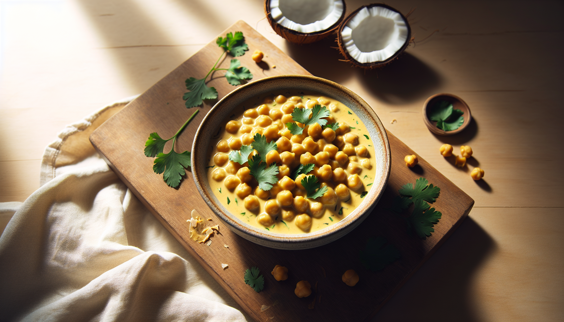Indulge in Creamy Coconut Chickpea Curry: The Ultimate Vegan Comfort Food