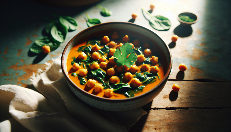 Deliciously Easy Vegan Chickpea and Spinach Curry: A Flavorful, Nutritious One-Pot Wonder